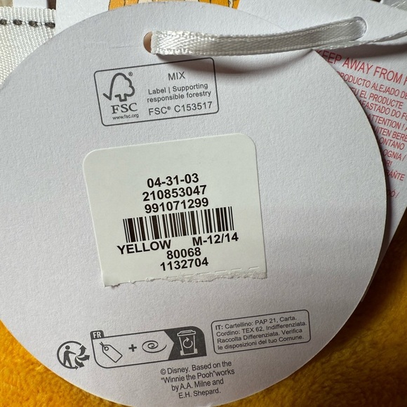 Disney Women Winnie the Pooh Print Sweatshirt/Bottom PJ Set. Size 12/14. - Picture 8 of 8